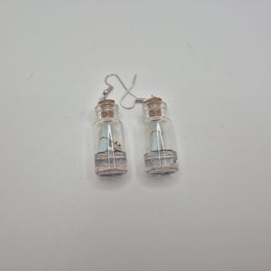 Message In A Bottle Earrings